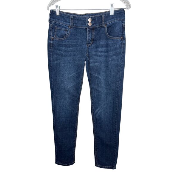 New York & Company Slim Slouch Stretch Jeans Women’s 0 XS Blue Denim - Picture 1 of 11